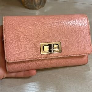 CHANEL‎ Blush Pink Leather Wallet